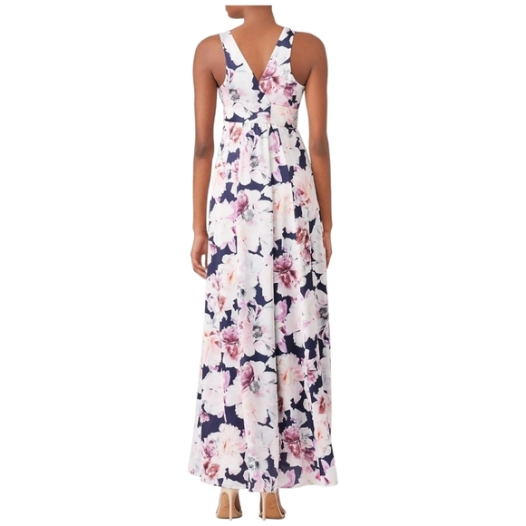 Cynthia Rowley Sz 10 Rose Floral‎ Aurora Sleeveless Long Flowy Maxi Dress - Picture 3 of 16